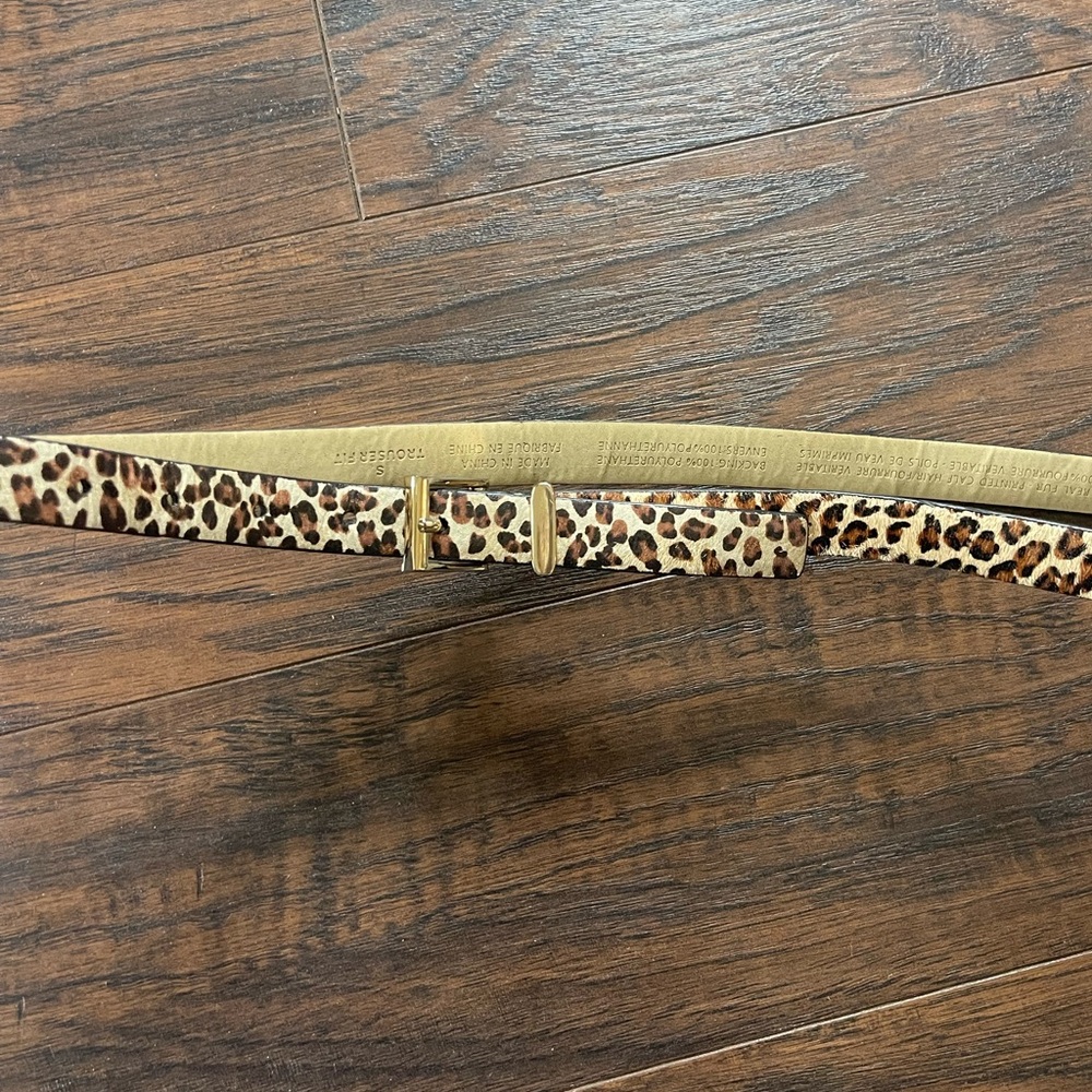 Leopard Print Belt